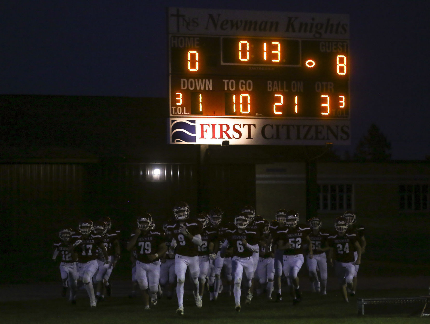 FBall Newman vs. Bishop Garrigan 10